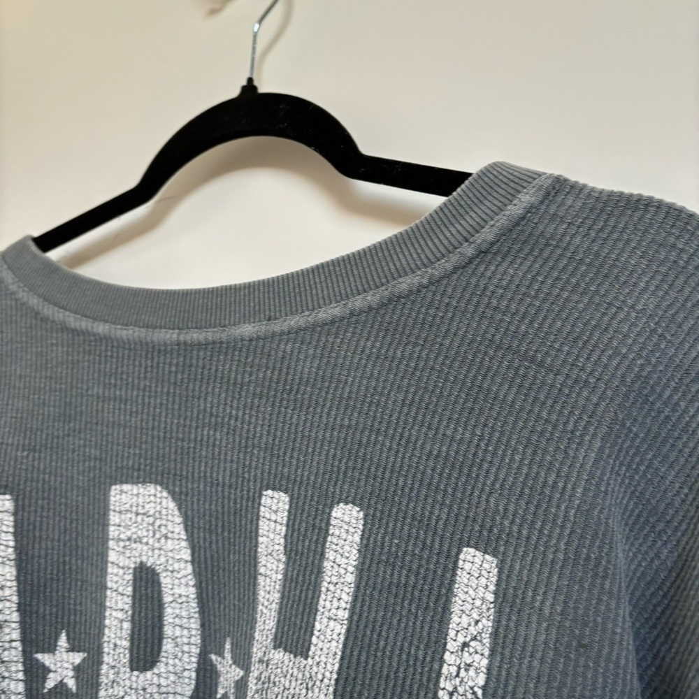 Alpha Phi Ribbed Crewneck Sz Large - Picture 3 of 4